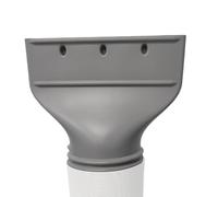Portable AC Exhaust Drum - Air Conditioner Vent Duct Pipe Extension | Hose Connector 'Mobile AC Unit | Mount 5.1 Inch 5.9 Inch Ventilation D