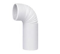 Portable AC Exhaust Hose Coupling - Air Conditioner Hose Connector, Ventilation Pipe Coupling | Adapter HVAC Pipe Extension, Secure Fitting Bip Joint Cooling System Setup Household Side