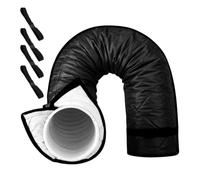 Portable Ac Hose Insulation Sleeve, Adjustable Heat Insulated Pipe Wrap, 22×59in, Portable Ac Vent Cover, Universal Window Seal, Outdoor Rv Door Garage Protector, For Outdoor Outside Rv