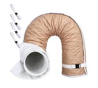 Portable Ac Hose Insulation Sleeve, Adjustable Heat Insulated Pipe Wrap, 22×59in, Portable Ac Vent Cover, Universal Window Seal, Outdoor Rv Door Garage Protector, For Outdoor Outside Rv