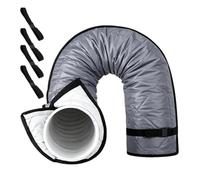Portable Ac Hose Insulation Sleeve, Adjustable Heat Insulated Pipe Wrap, 22×59in, Portable Ac Vent Cover, Universal Window Seal, Outdoor Rv Door Garage Protector, For Outdoor Outside Rv