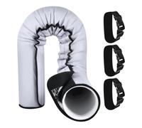 Portable AC Hose Insulation Sleeve Thermal Wrap Fits 5 to 5.9 Inch Diameter Exhaust Pipe Scald Protection Cover Practical Daily Accessory, for Outdoor HVAC, RV, Backyard, Garden, Home, Apartment