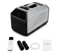 Portable AC Unit, 4500/5100 BTU Dual Hose Camping Cooler, 330W Low Draw, 36dB Quiet Mini AC for Tent, Van Life, Truck Cabins, Off-Grid Use