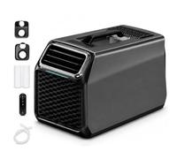 Portable AC Unit 5000 BTU, 1400W 3-in-1 Camping Air Conditioner with Sleep Mode & Dehumidifier, Quiet Tent AC for Summer Camping, RV Travel, Dorm, Picnic, Hotel, Semi Truck Cab