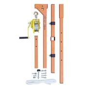 Portable AC Unit Lifting Tools 3HP Bracket + 10m Hand Cranked Winch C Efficient Disembly Equint for Air Conditer Installat and Maintenance