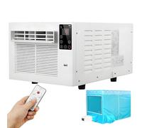 Portable AC Unit with Mosquito Net, 38dB Quiet Cooling Dehumidifier for Bedroom Dorm, Compact Design for Tents Camping Outdoor, Includes Exhaust Pipe Connector and Drain Hose