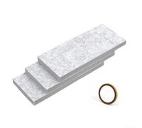 Portable AC Window Seal Foam Panels 50in Total Length | Blocks hot air entry, stops cold for escape, reduces outside noise, 3-pack set, 16.5in each panel