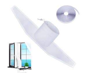 Portable AC Window Seal Kit, Adjustable Vent Kit, Insulated Barrier Shield, Weatherproof Air Conditioning Protection, Universal Mobile Cooling Accessories, Heat Barrier Seals, Device