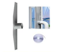 Portable Ac Window Seal Kit, Crank Out Window Ac Vent Kit, Heat-Blocking Air Exchange Protective Cover, Improved Draft Prevention, Easy Installation, for Home, Installer, and Ventilation Use