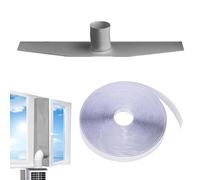 Portable AC Window Seal - No-Drill 158 Inch Waterproof,Portable Air Conditioner Window Seal Kit | for Small Retail Store Home Apartment Hotel Room
