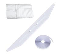 Portable AC Window Seal, No Drilling Insulation for Window AC Unit | Replacement Adhesive Screen for Garage RV Winter Ball Summer Basement Summer Repair