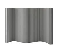 Portable Accordion Room Divider - White for Home, Office, Exhibitions, Trade Shows, and Events - Foldable Paper Partition for Enhanced Space Management