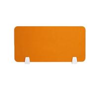 Portable Acoustic Desk Divider - Lightweight Soundproof Partition Panel for Home Office, Study Table & Workplace Privacy (Orange, 100x30cm)