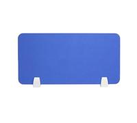 Portable Acoustic Desk Divider - Lightweight Soundproof Privacy Panel for Home Office, Study Table & Workplace - Freestanding, Easy to Install (Blue, 80x30cm)