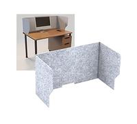 Portable Acoustic Desk Dividers - Sound Absorbing Privacy Panels for Home Office & Computer Lab - Freestanding Tabletop Partitions (60/80/100 cm)