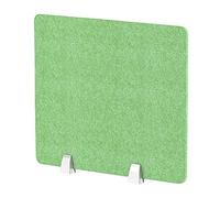 Portable Acoustic Divider Home Office Freestanding Classroom Teaching Organizers Desk Panel Privacy Shields Testing Centers Sound Dampening Computer Desk (Green, 15.7 x 15.7 Inch)