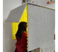 Portable acoustic panels, Sound Recording Vocal Booth Box for Studio Desk,Isolation Booth