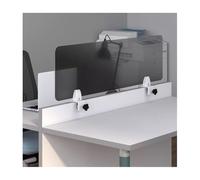 Portable Acrylic Desk Divider Panel - Free Standing for Office & Library Visual Distraction Guard 30x60cm Black Tabletop Partition Enhance Focus & Productivity