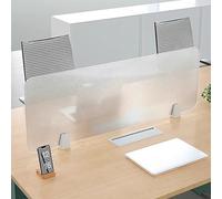 Portable Acrylic Frosted Divi 60x40cm Tabletop Guard for Home Office Wortat Visual Distract Panel Freestanding Desk Shield