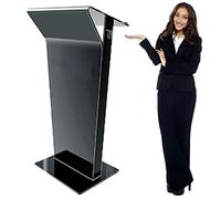Portable Acrylic Lectern Stand for Church, School, Conference & Wedding - Versatile Podium Desk for Presentations, Speeches & Events - Stylish & Durable Design