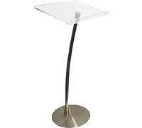 Portable Acrylic Podium Stand for Presentations and Speeches, Professional Lectern for Public Speaking and Conferences