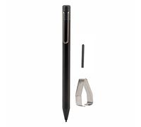 Portable Active Stylus Pen for Pro3 Pro4, Touch Screen Tablet Stylus with 1024 - Level Pressure Sensitivity, Eraser + Right - Click Buttons, Lightweight Precision (Black)