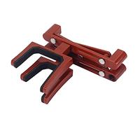 Portable Adjustable Folding Violin Stand Floor Holder Support- Brown | Professional Rack for Guitars Fiddle Banjo Ukulele | All-Silic Covers | weight & for Musicians
