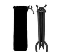 Portable Adjustable Saxophone Stand Foldable Metal Frame with Carrying Bag for Secure Travel & Storage Adjustable Height Saxophone Stand Metal