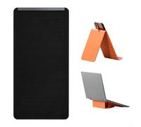 Portable Adjustable Smartphone Stand, Bendable into Any Shape, Heat Dissipation, Foldable Multi-Angle Mobile Phone Holder for Portrait and Landscape Format, Perfect for Table, Travel and Work (Black)