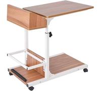 Portable Adjustable Standing Desk Height-Adjustable Laptop Table for Home Office Versatile Removable Side Table Compact Workstation for Bedroom or Office Use