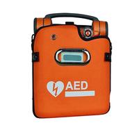 Portable AED Defibrillator Storage Bag with Transparent Window, Adjustable Strap, and Waterproof Fabric for Home and Public Use
