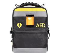 Portable AED Emergency Kit - 2-Layer Design First Aid Kit with Safety Reflective Features and Adjustable Shoulder Strap for Office and Public Spaces