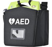 Portable AED Storage Bag, AED Defibrillator Bag with Adjustable Strap, AED Defibrillator Emergency Instrument Container, Eye-catching Color for Home, Office