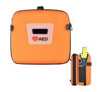 Portable AED Storage Bag with Adjustable Shoulder Straps, 2-Layer Design for Emergency Use in Home, Office, and Public Spaces