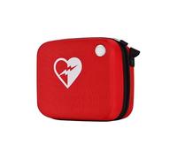 Portable AED Storage Bag with Cross Symbol, Durable First Aid Container for Emergency Defibrillator Use in Hospitals and Public Areas