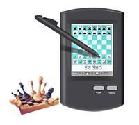 Portable AI Chess Game Set, Mini Intelligent Electronic Chess Set with Large HD Touch Screen, 220+ Master Games & Learning Modes, Perfect Travel Gift for Adults & Kids