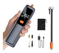 Portable Air Compressor - Mini Electric Pump, Rechargeable Tire Inflator | Lightweight 12V Car Accessory, Wireless Air Pressure Device, Compact Travel Tool For Auto, Motorcycle, And Sports Equipment