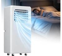 Portable Air Conditioner 12000 BTU Freestanding Cooler with LED Display Remote Control 3 Fan Speeds and 24 Hour Timer, White Unit Portable Air Conditioner 12000, 12000btu, 12000btu