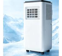 Portable Air Conditioner 12000 BTU, Mobile AC Unit with Remote Control, 2 Speeds, 24h Timer, Cool, Heat, Fan & Dehumidifier Modes for Home, Office, Bedroom