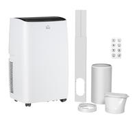 Portable Air Conditioner 14,000BTU Cream White 71x41x33.5cm Remote 24H Timer 3sp