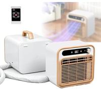 Portable Air Conditioner 1500W Quiet Cooling Unit 130m³/h Airflow 12H Timer Remote Control with WiFi App, Lightweight Design for Camping, RV, Truck Bedroom, Tru, 2m Connecting Pipe, 2m connecting pipe