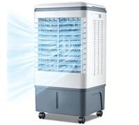 Portable Air Conditioner, 20L Mobile Air Conditioning Unit, 3-in-1 Humidifier Cooling Fan, 120° Oscillation, 3 Mode & 3 Speed, Remote Control, Evaporative Air Cooler for Home Office Bedroom