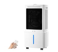 Portable Air Conditioner - 25L Tank, 3 Speeds, Remote Control, 1-12h Timer, 60° Oscillation, Evaporative Cooler for Home, Camping, Bedroom, Kitchen, Energy Efficient, Quiet Operation