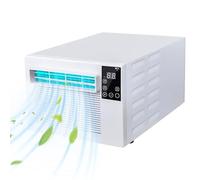 Portable Air Conditioner 280W Mini Split Air Conditioner Cooler No External Device Intelligent Reservation Timing Saddle Window Ac Unit with Full Window View for Bedroom Rental Housing