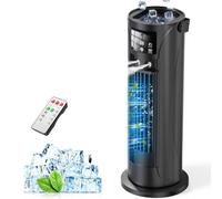Portable Air Conditioner, 28dB Air Cooler, 26ft/s Velocity Mini Air Conditioning Unit with 2-8H Timer, 120° Oscillation, 1-Touch Turbo Mode Cool Mist, Low Energy Small Air Conditioner for Home(Black)