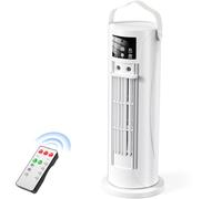 Portable Air Conditioner, 28dB Air Cooler, 26ft/s Velocity Mini Air Conditioning Unit with 2-8H Timer, 120° Oscillation, 1-Touch Turbo Mode Cool Mist, Low Energy Small Air Conditioner for Home(White)