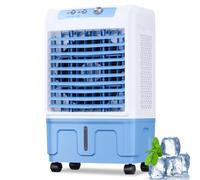 Portable Air Conditioner, 3-in-1 Evaporative Air Cooler with Upgraded Copper Motor, Extra Large Water Tank & Ice Packs, Windowless Cooling Fan Unit for Home, Office, Dormitory Mechanical Type 30L