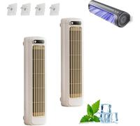 Portable Air Conditioner - 3 Speeds, Plug-In/Rechargeable, Ultra-Quiet Mobile Cooling Unit for Office, Home, Small Spaces, Energy-Saving Personal Cooling Solution