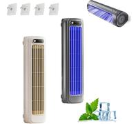 Portable Air Conditioner - 3 Speeds, Plug-In/Rechargeable, Ultra-Quiet Mobile Cooling Unit for Office, Home, Small Spaces, Energy-Saving Personal Cooling Solution