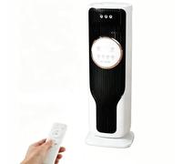 Portable Air Conditioner,3 Speeds Quiet Cooling and Warming Fan,Bladeless Tower Fan with Remote Control,for Home Office Bedroom Black,28 * 21 * 80cm